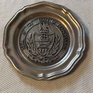Wilton Armetale Silver Decorative Plate